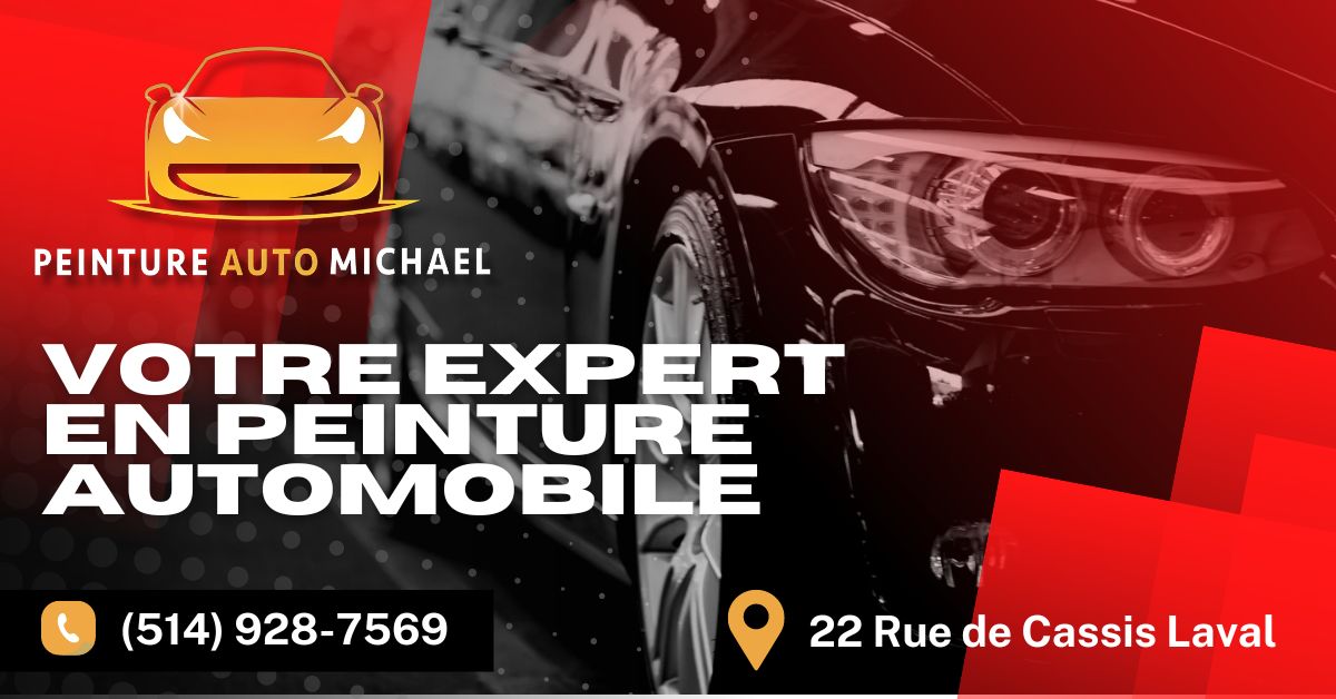  Carrossier ponçant un panneau de carrosserie dans un atelier à Boisbriand 